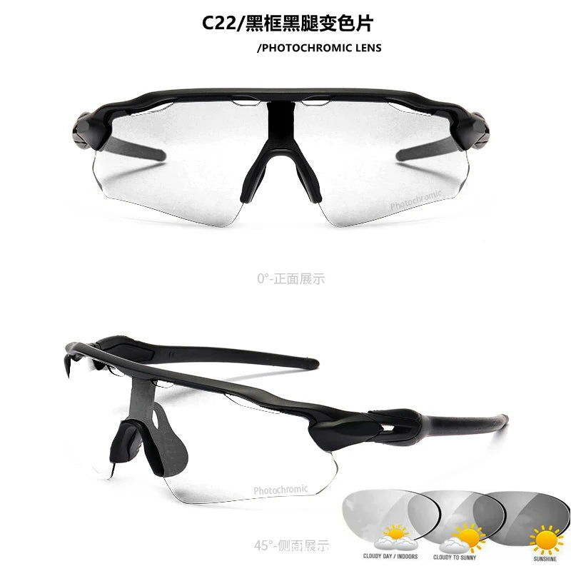 ZSMEYE RADAR EV 9208 Polarized Sunglasses for Men Outdoor Running with UV Protection and Trendy Frame
