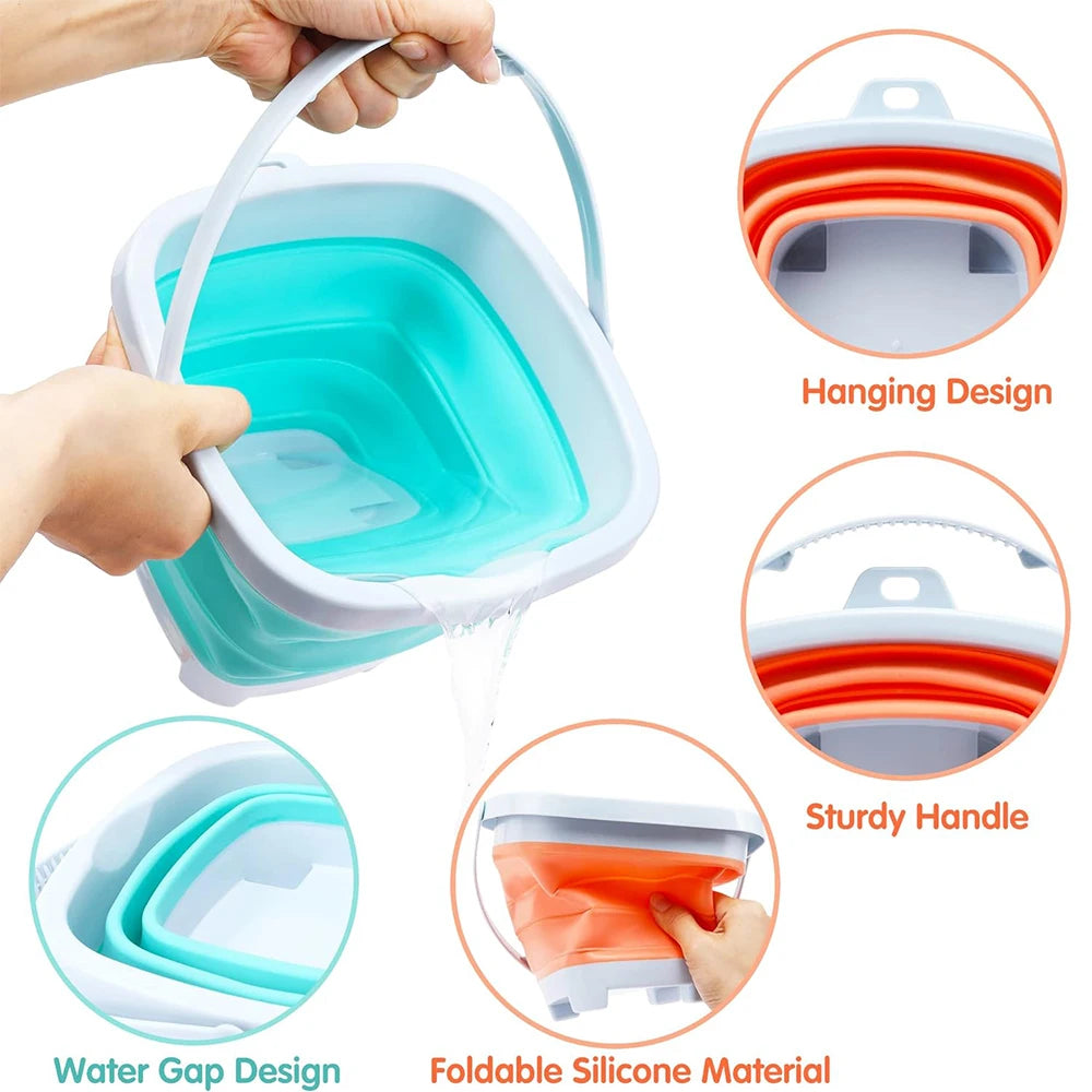 11 Pcs Beach Toys Set Gift Package Sand Toys for Kids Sandbox Toys with Collapsible Bucket Shovel Set Sand Molds Summer Outdoor Fun