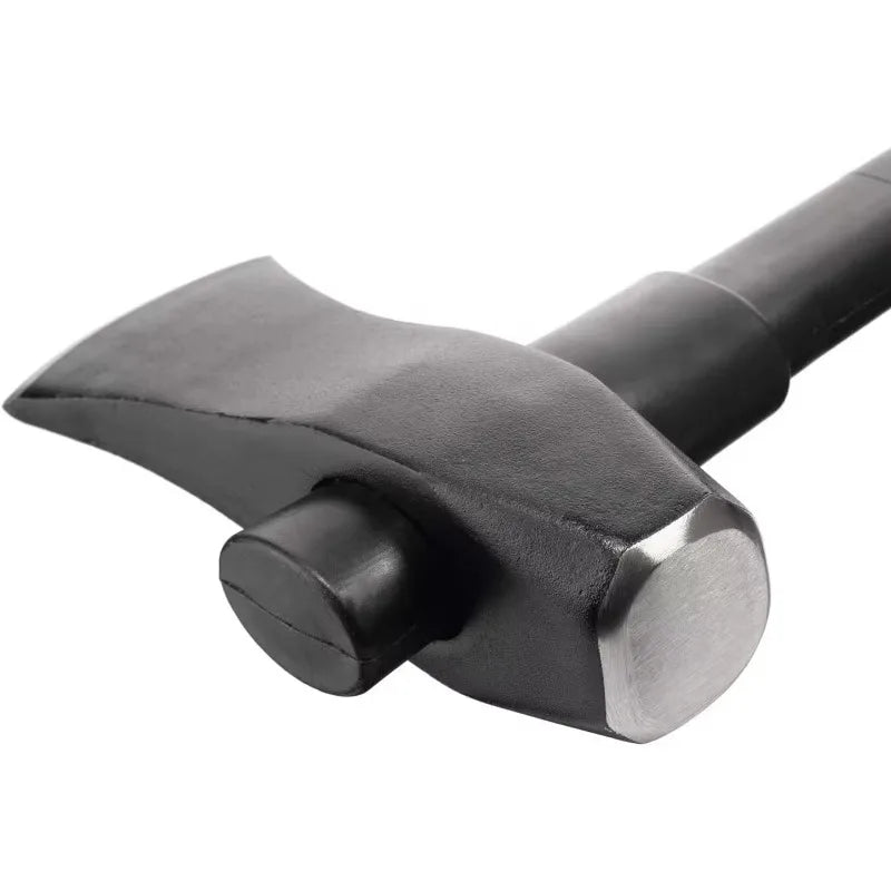 Heavy Duty Splitting Maul 36 Inch Wood Splitter Axe 6 lb Shock Absorbing Fiberglass Anti Slip Handle