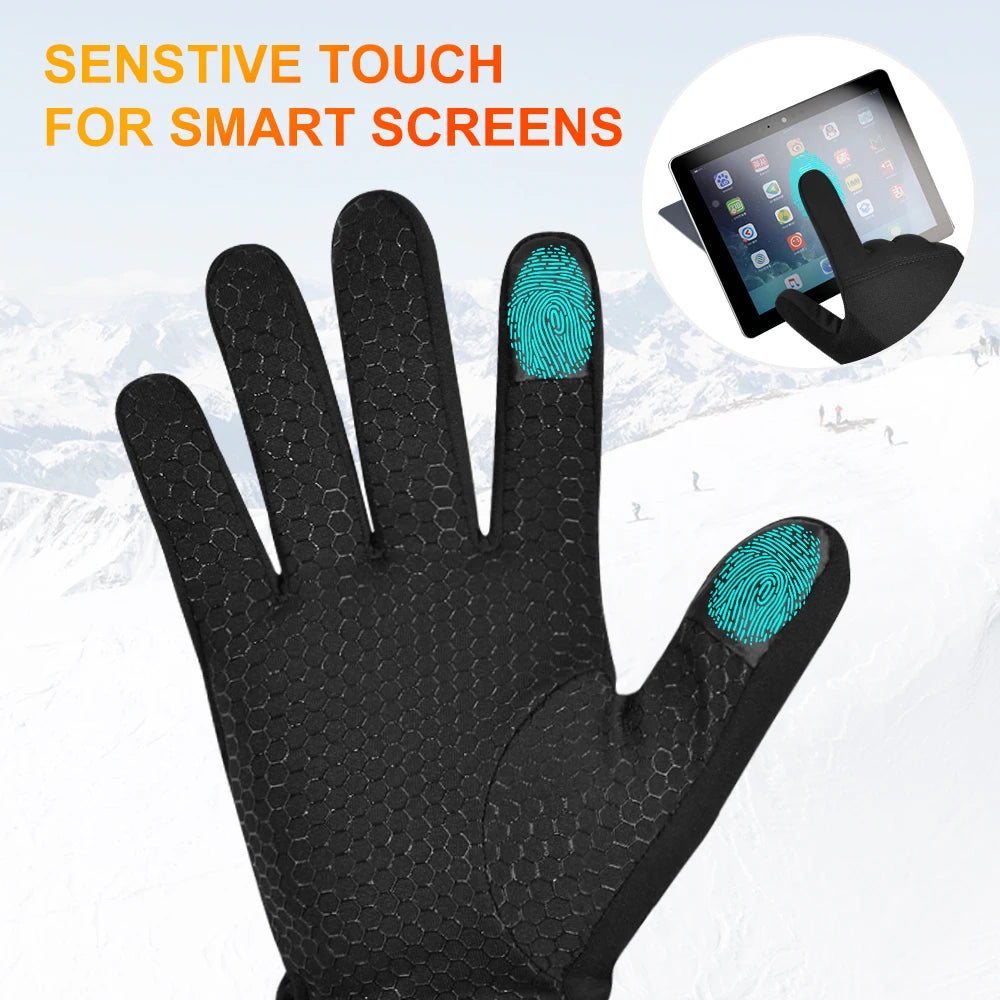 Savior Heated Gloves Skiing Thermal Touch Screen Pro