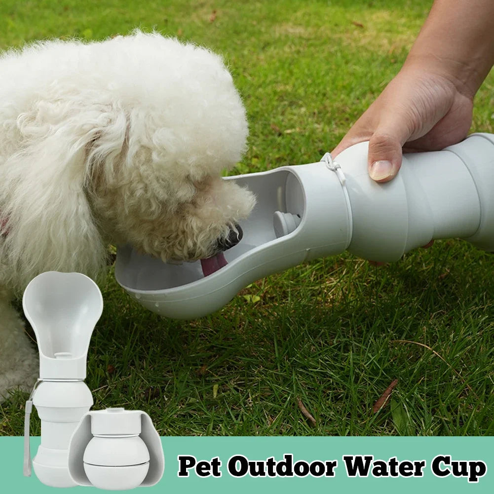 Portable Dog Water Bottle Leakproof For Small Large Dogs Cats Outdoor Walking Drinking Bowl