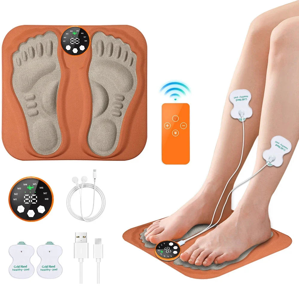3D Smart Foot Massage Pad with RF Remote Feet Massager 8 Modes 29 Levels for Improved Blood Circulation Relaxed Muscles and Slim Legs