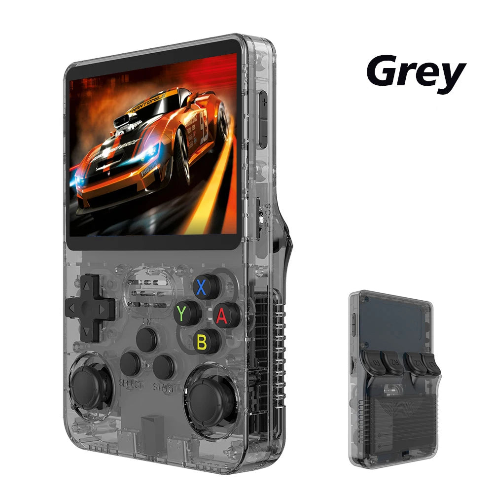 R36S Retro Handheld Video Game Console Linux System 3.5 Inch IPS Screen Portable Player 64GB 15000 Games