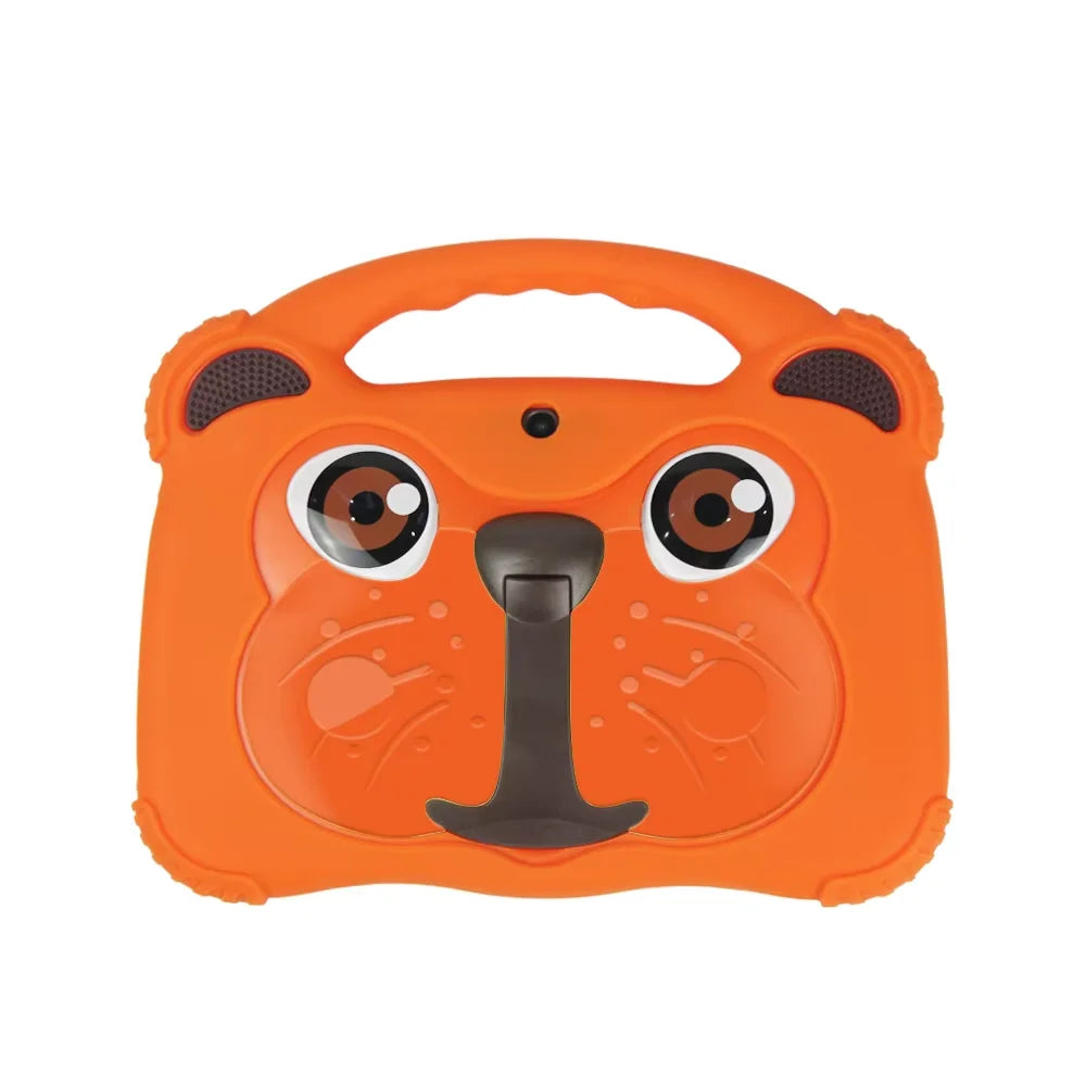 ZZB 7 inch Android Kids Learning Tablet 3000mah 16GB Quad Core Android10 With tablet protective sleeve and tablet tempered film