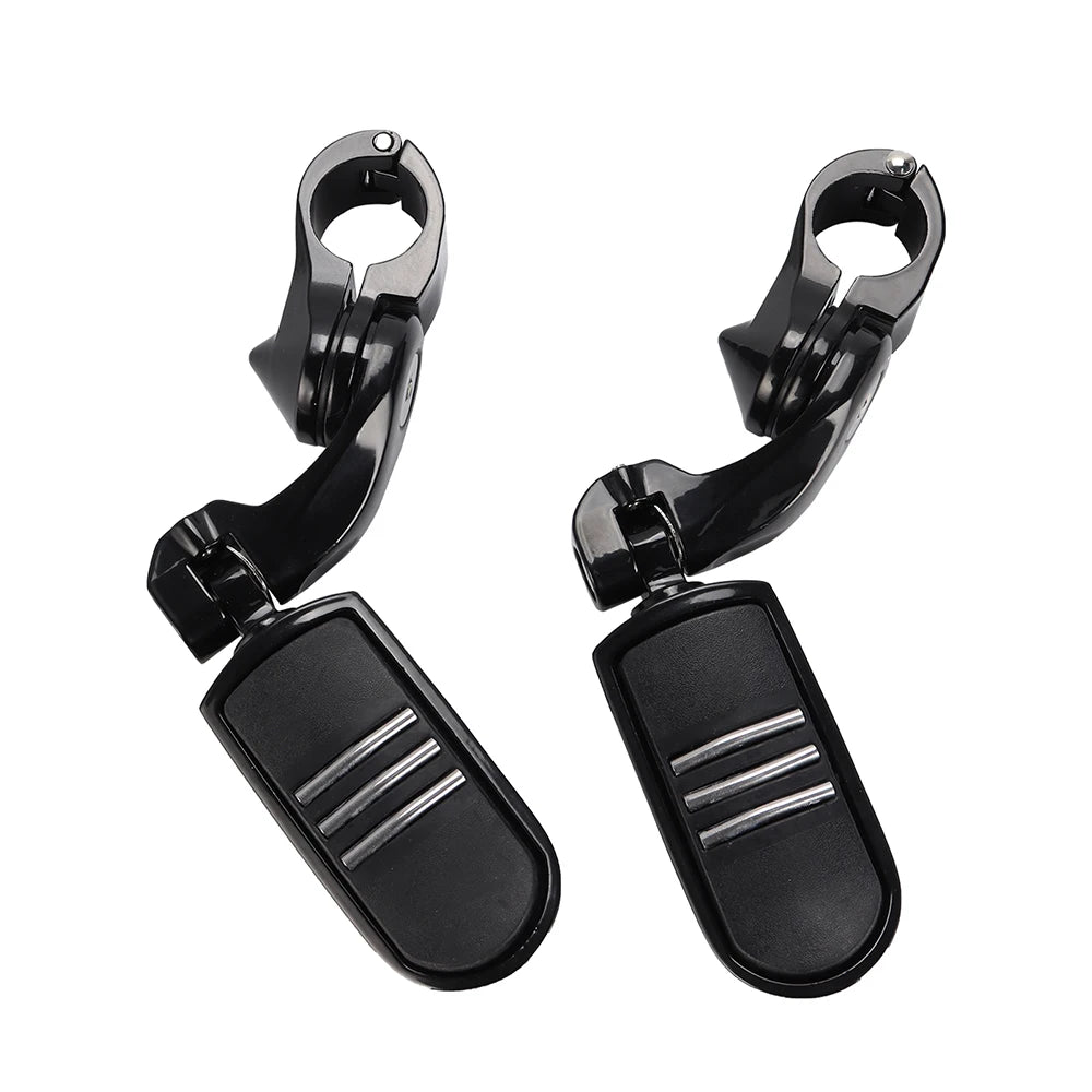 1 1/4 Inch 32mm Motorcycle Foot Rest Highway Engine Guard Foot Pegs for Harley Touring Honda Kawasaki Suzuki Yamaha
