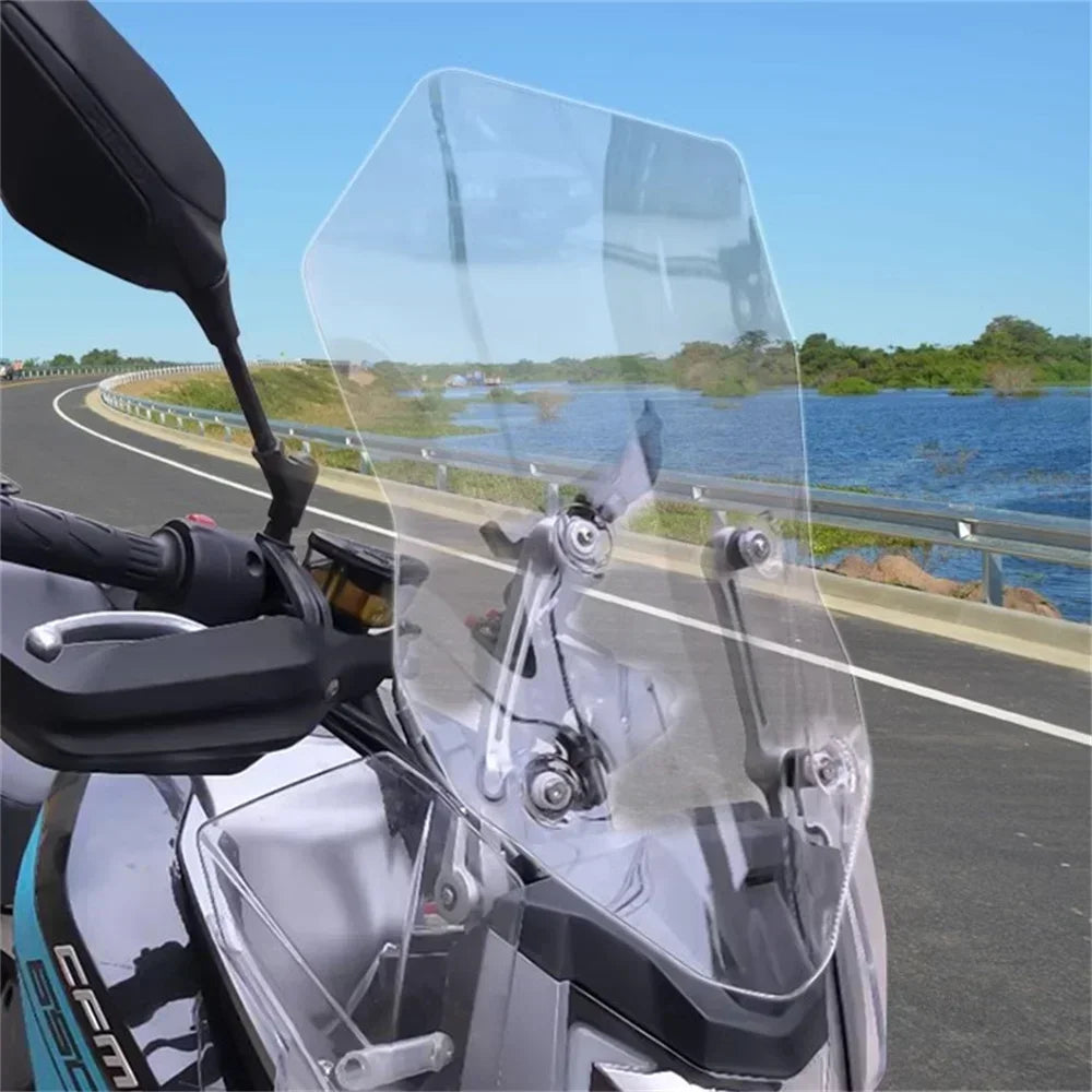CFMOTO 650MT Windshield Modification High Breastplate for Enhanced Riding Experience