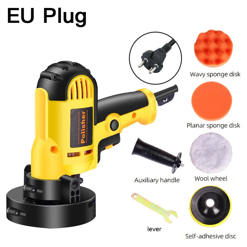 Car Polishing Machine Beauty Waxing Machine Sealing Glaze Locomotive Paint Polishing Car Polishing Kit with Detachable Handle