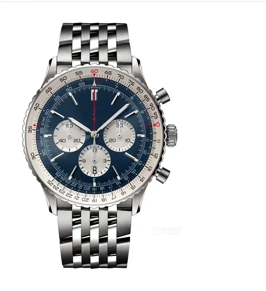 2025 Luxury Brand Men's High Quality Fashion Quartz Watch Multi-Function Chronograph Plastic Case Date Gift AAA Clocks