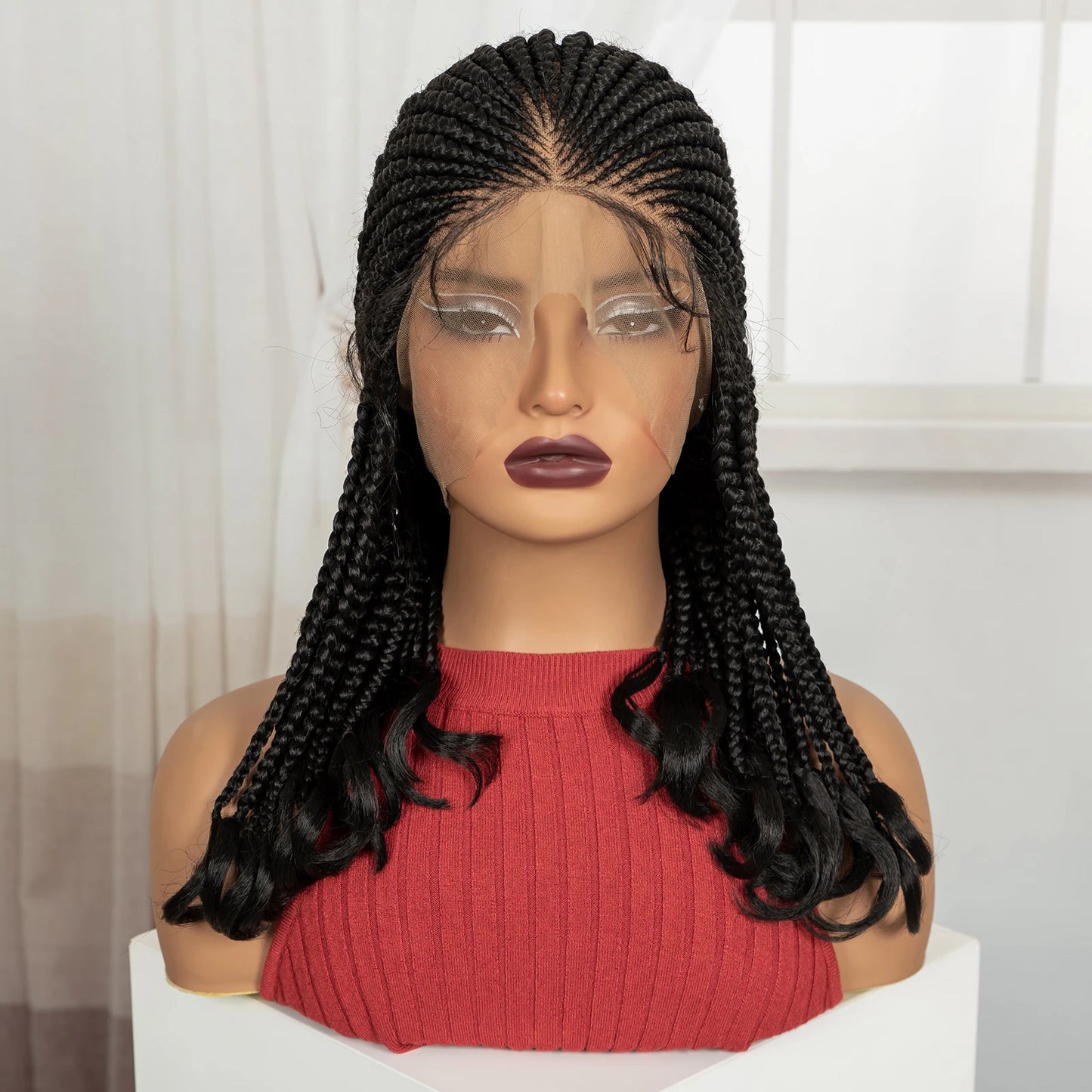 Alice Spring Cornrow Braids Lace Wig With Baby Hair