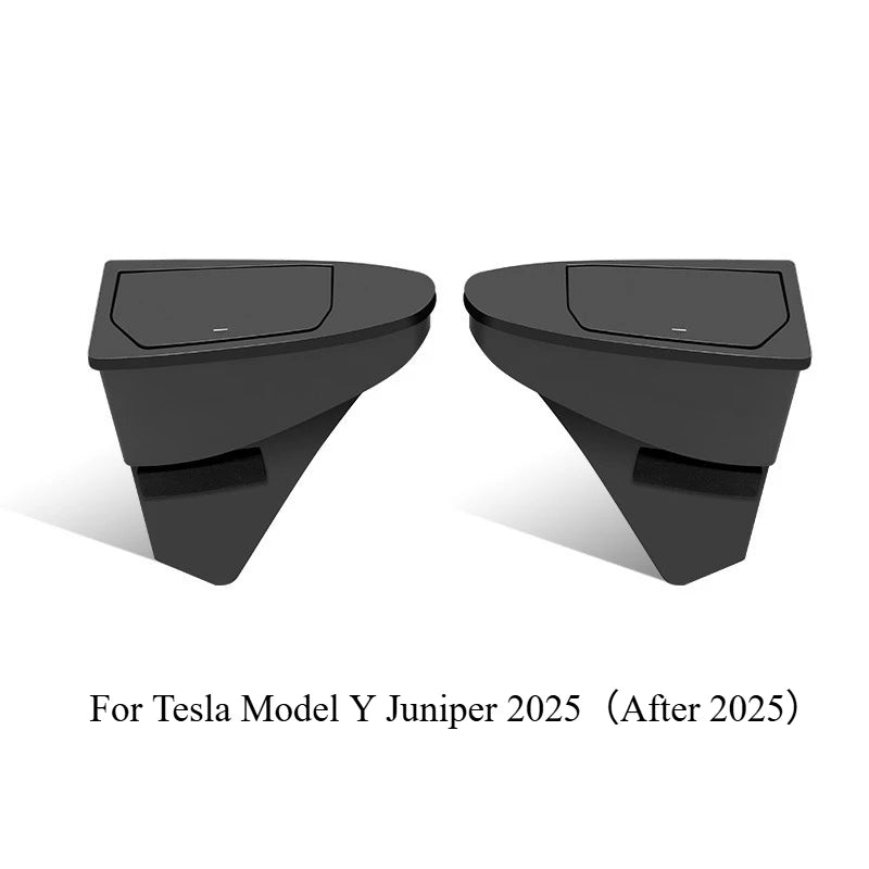 Front Door Storage Trash Can for Tesla Model Y Juniper 2025 Multi Functional Car Door Storage Box Accessories