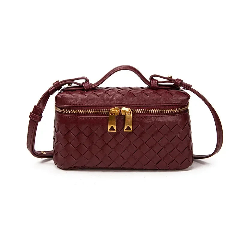 2025 Fashion All In One Woven Bag Ladies Handbag Crossbody Bag Essential For Casual Beach Play