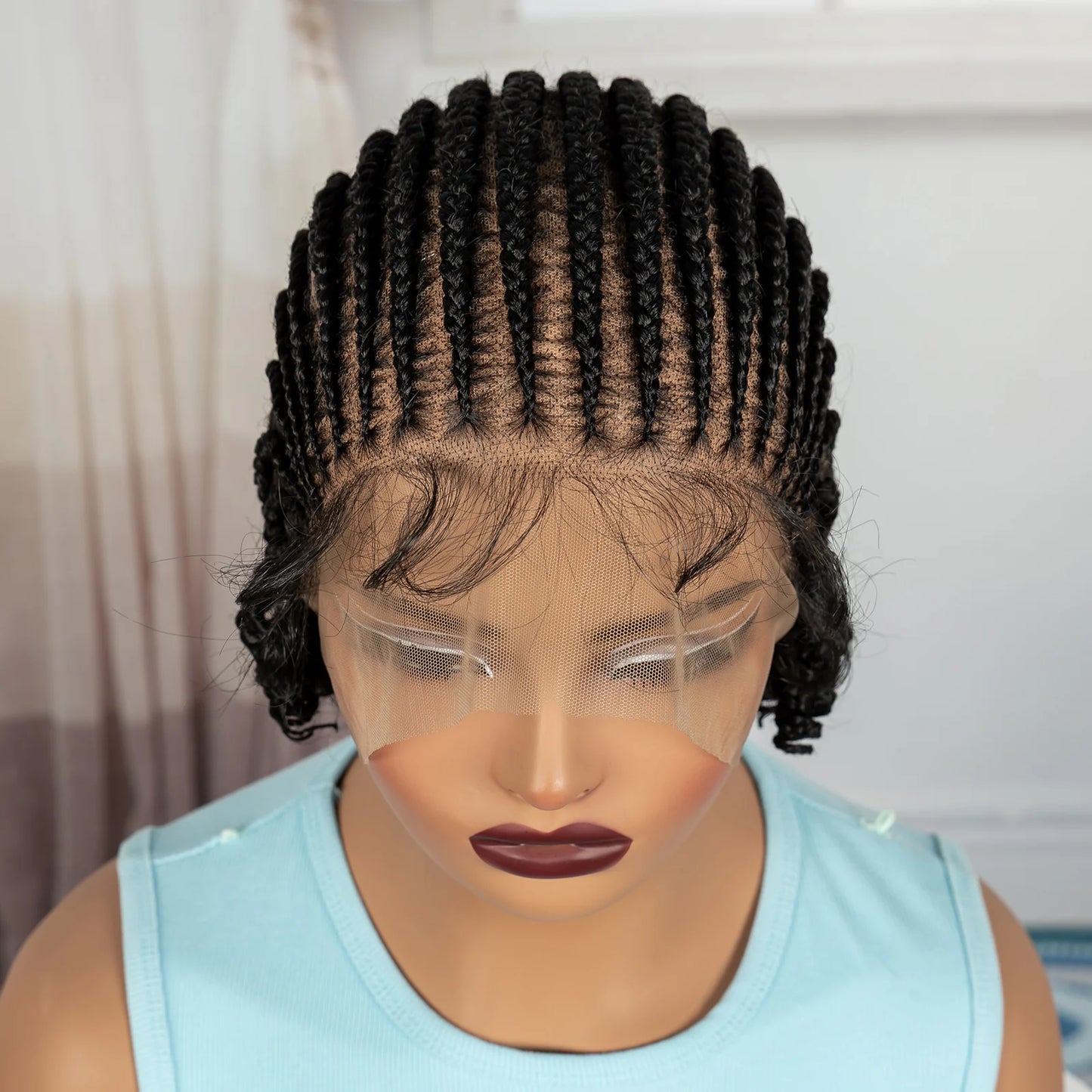 Samson Shopping 25 Alice Spring Cornrow Braided Bob Wig