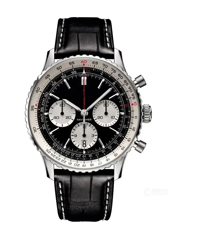 2025 Luxury Brand Men's High Quality Fashion Quartz Watch Multi-Function Chronograph Plastic Case Date Gift AAA Clocks