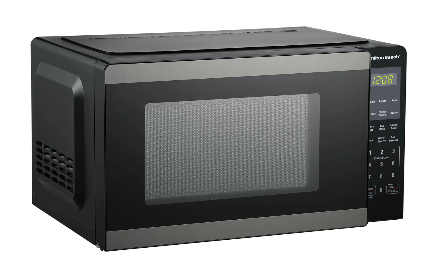 Hamilton Beach 0.9 Cu Ft Countertop Microwave Oven 900 Watts Stainless Steel