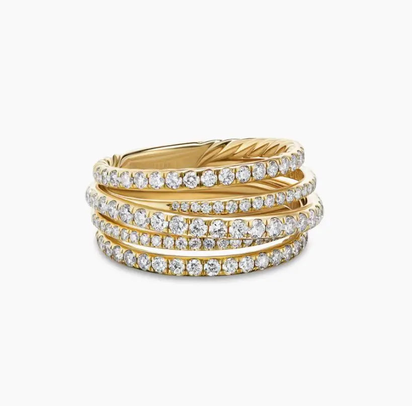 High Quality Stylish 925 Silver DY Latest Ring for Everyday Wear