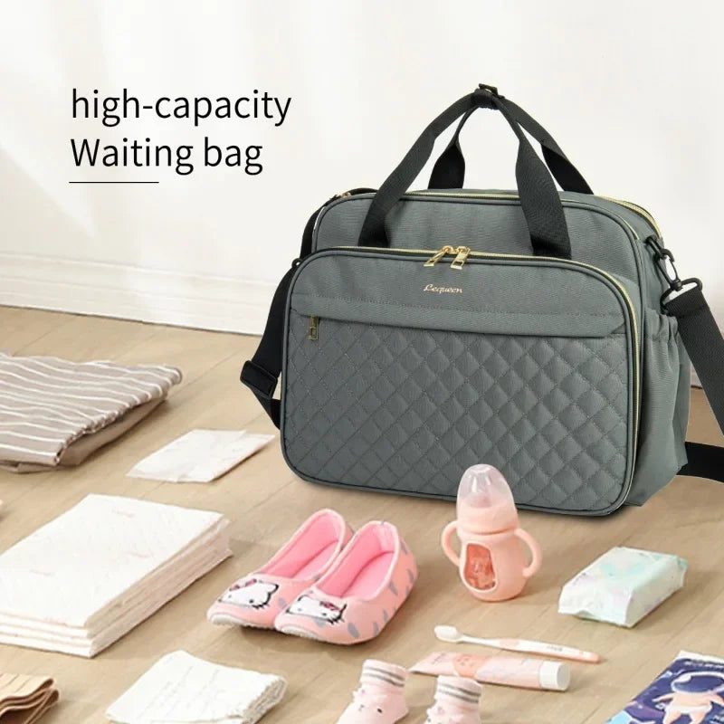 Multifunctional Maternity Stroller Diaper Bag Waterproof