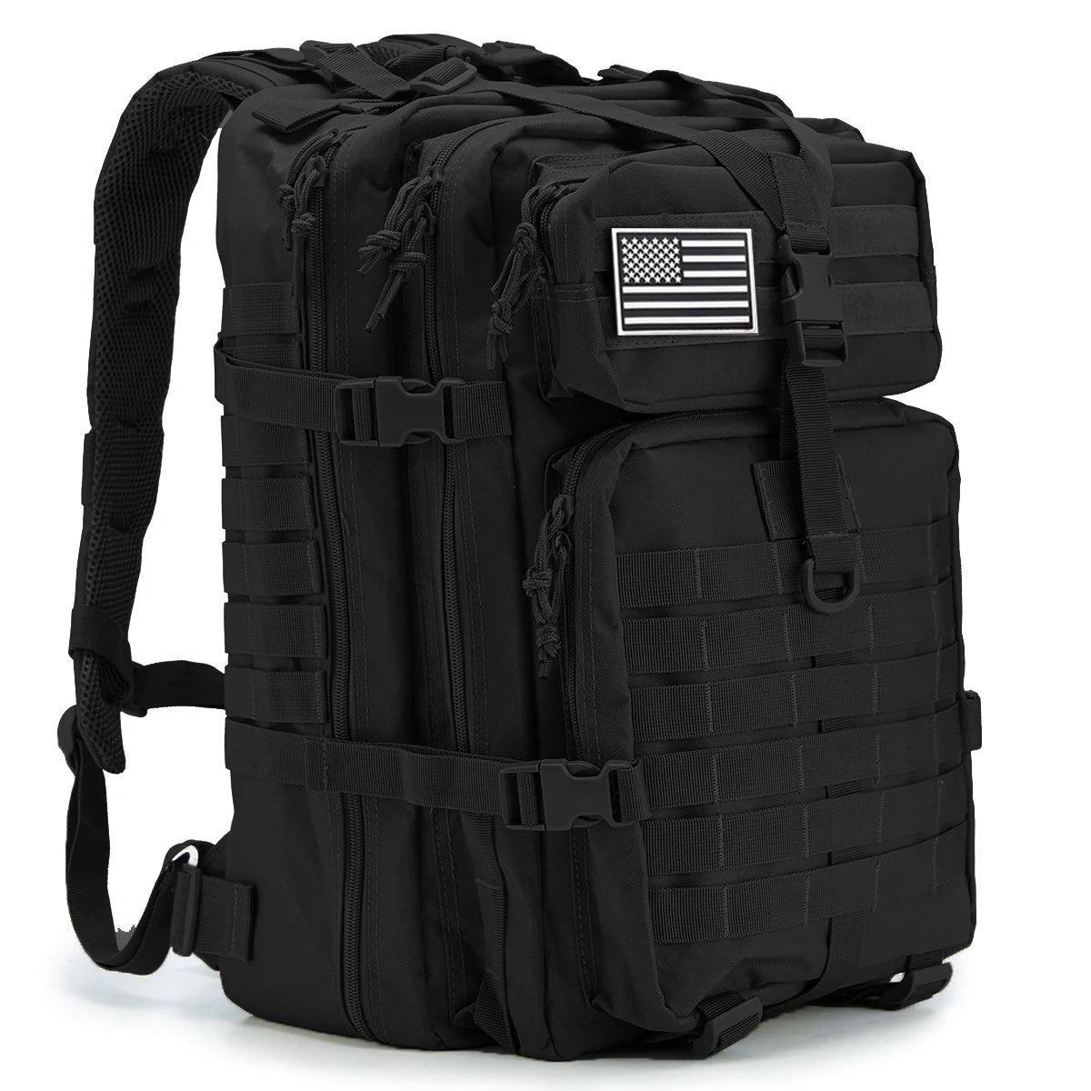 QTQY 30L 50L Tactical Backpack for Men Travel Survival Outdoor 3P Assault Pack EDC Molle Hiking Trekking Hunting Bag