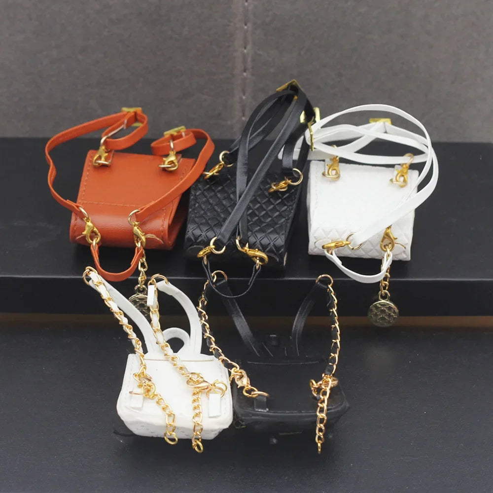 15 to 17 Cm Labubu Backpack Toy BJD Doll Bag Handmade Set DIY Doll Backpack Replacement Clothing Accessories