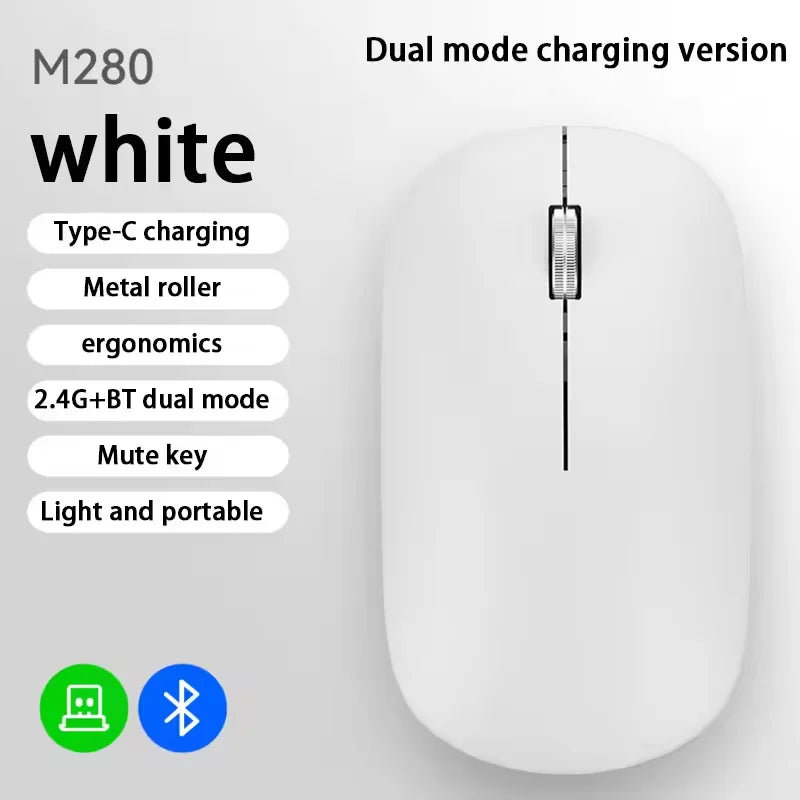 Xiaomi Wireless Mouse Type C Charging Silent Click Portable Ergonomic Lightweight Office Gaming Mouse