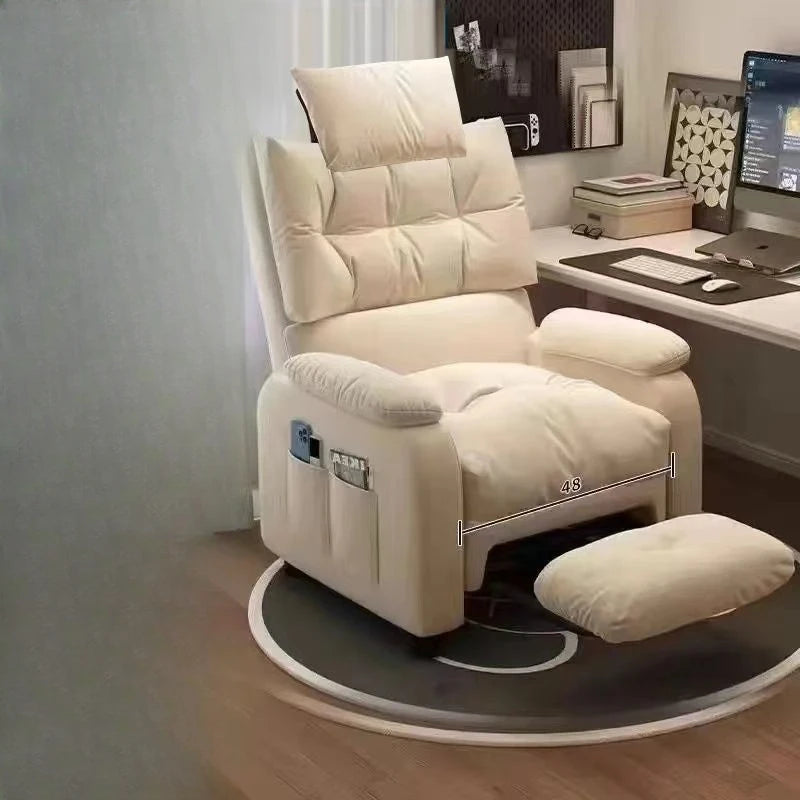 Computer Chair Home Comfortable Long-Sitting Chair Office Chair Internet Bar Gaming Chair Bedroom Lazy Sofa Single-Seat Sofa