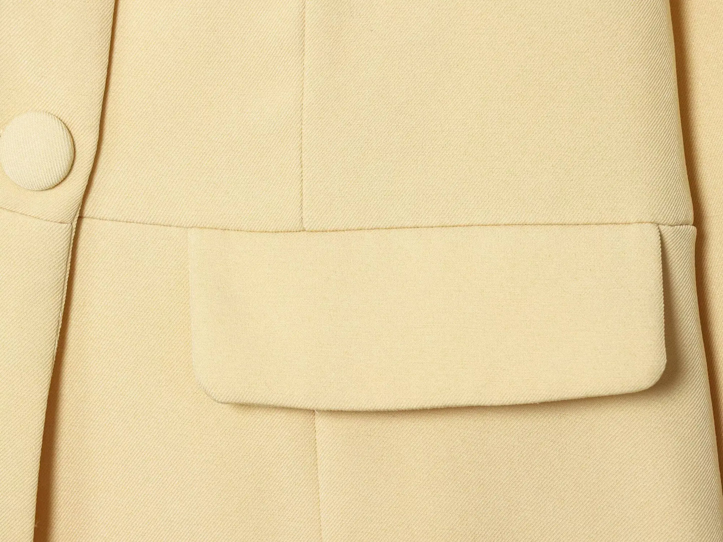 TRAF autumn new 2025 women's clothing minimalist style single breasted round neck long sleeved flip pocket slim fit suit jacket