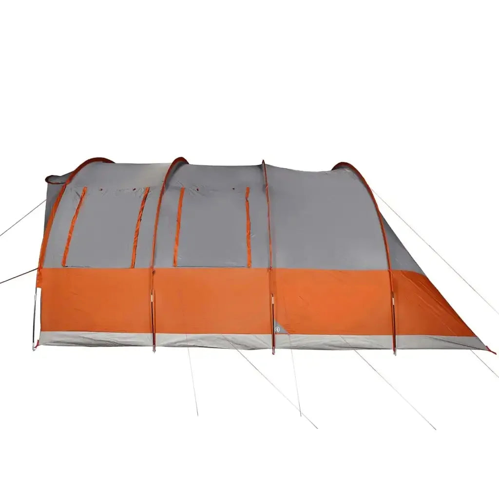 Camping Tent 185T Polyester Waterproof Outdoor Tunnel Tent for 5 People with 2 Bedrooms and 4 Windows