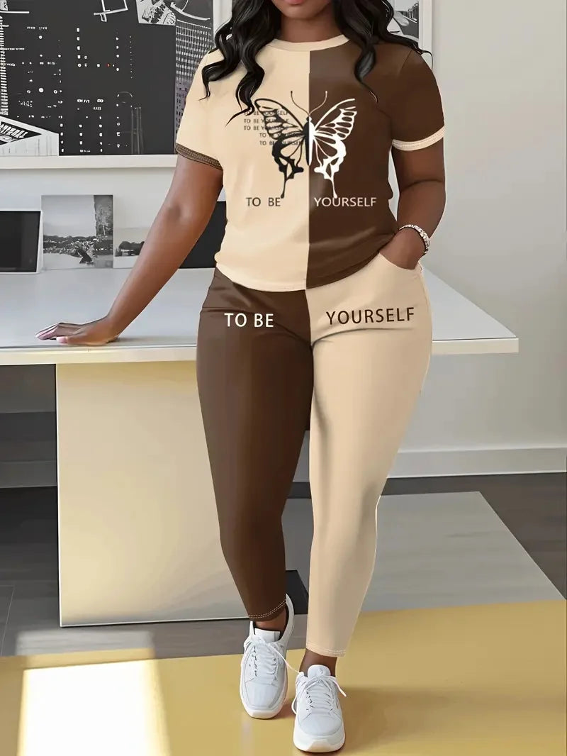 Samson Shopping 25 Fashion Printed Womens Trousers Suit