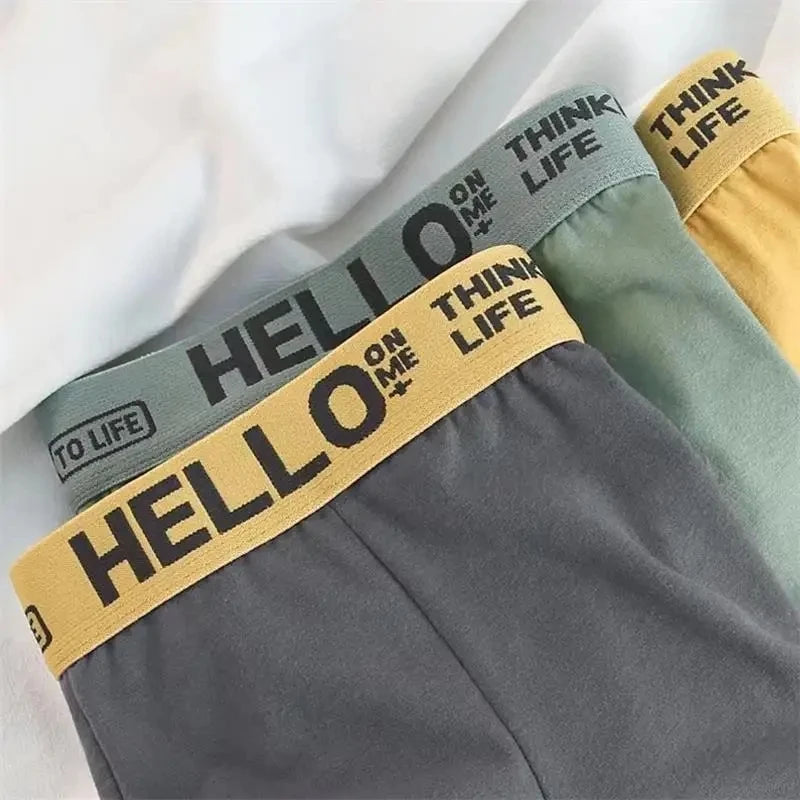 10Pcs Men's Boxer And Briefs Fashion Underwear High Stretch Boxer And briefs Shorts Breathable Soft Men's Shorts Comfortable Plu