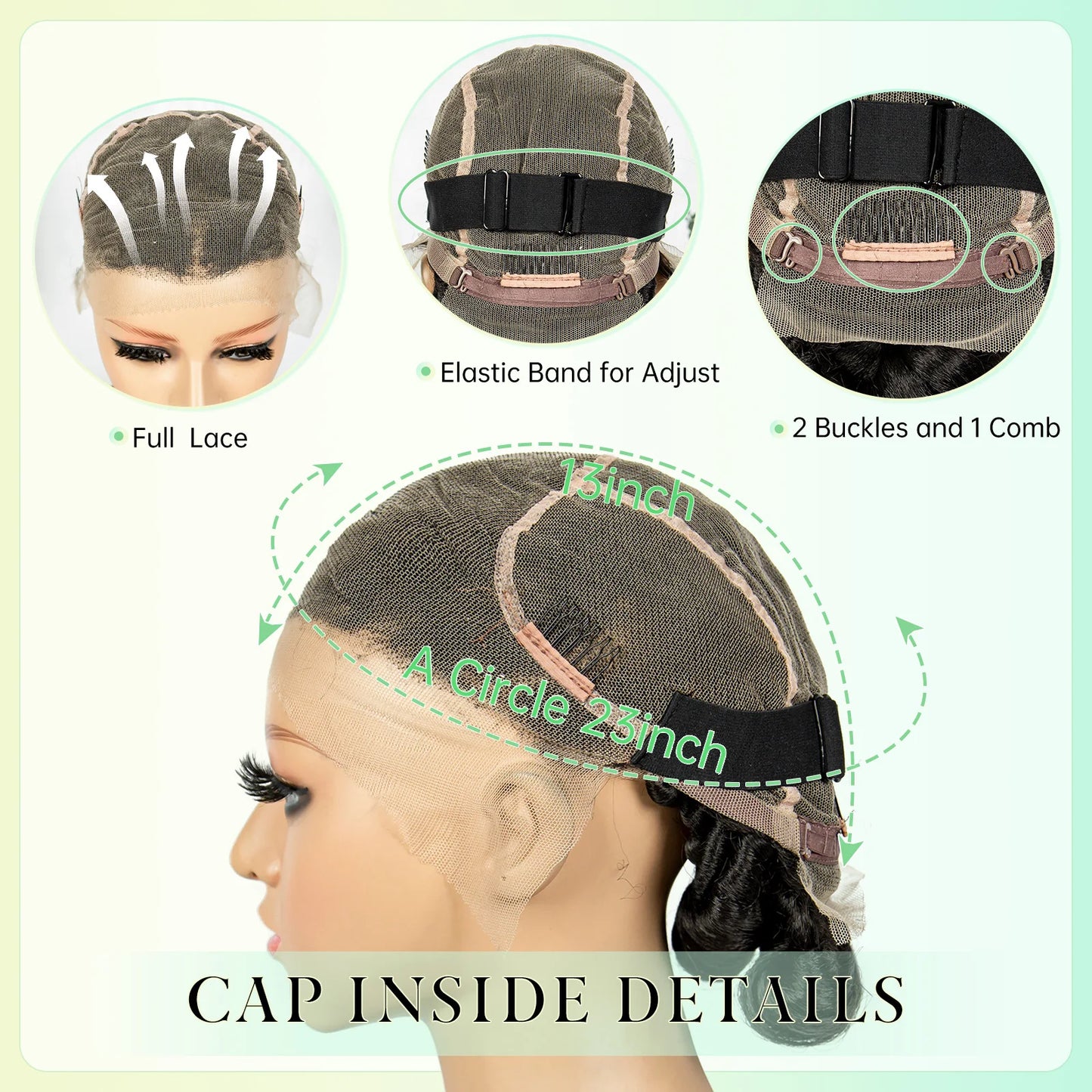 Full Lace Braided Wigs Crochet Twisted Wigs Synthetic Knotless Cornrow Transparent Lace Front Wigs for Black Women