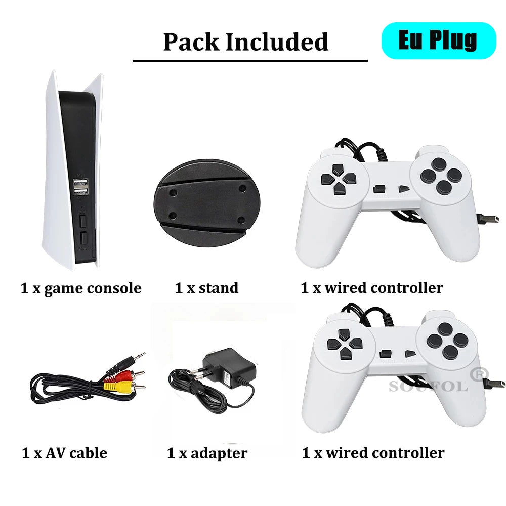 Game Station 5 Video Game Console With 200 Classic 8 Bit Retro Games Handheld USB Wired AV Output