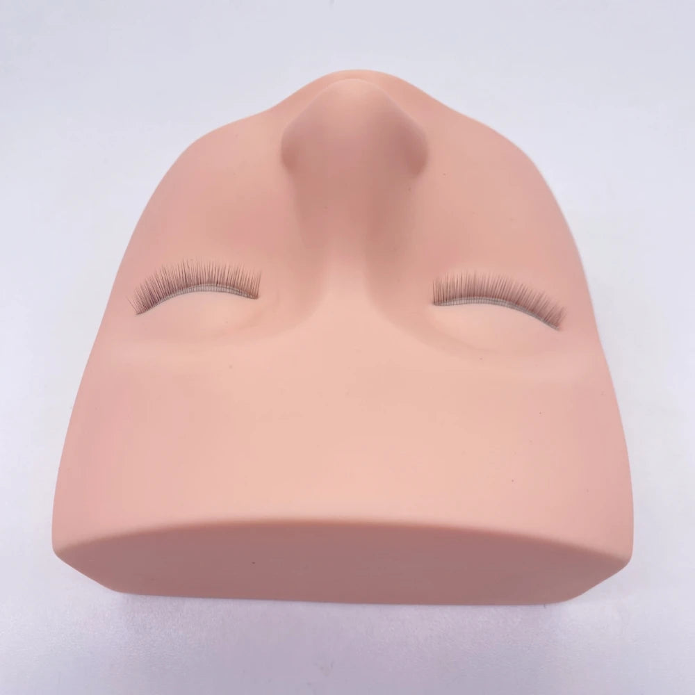 3D Lashes Eyelash Extension Mannequin Head High Quality Silicone Practice Tool Realistic Texture