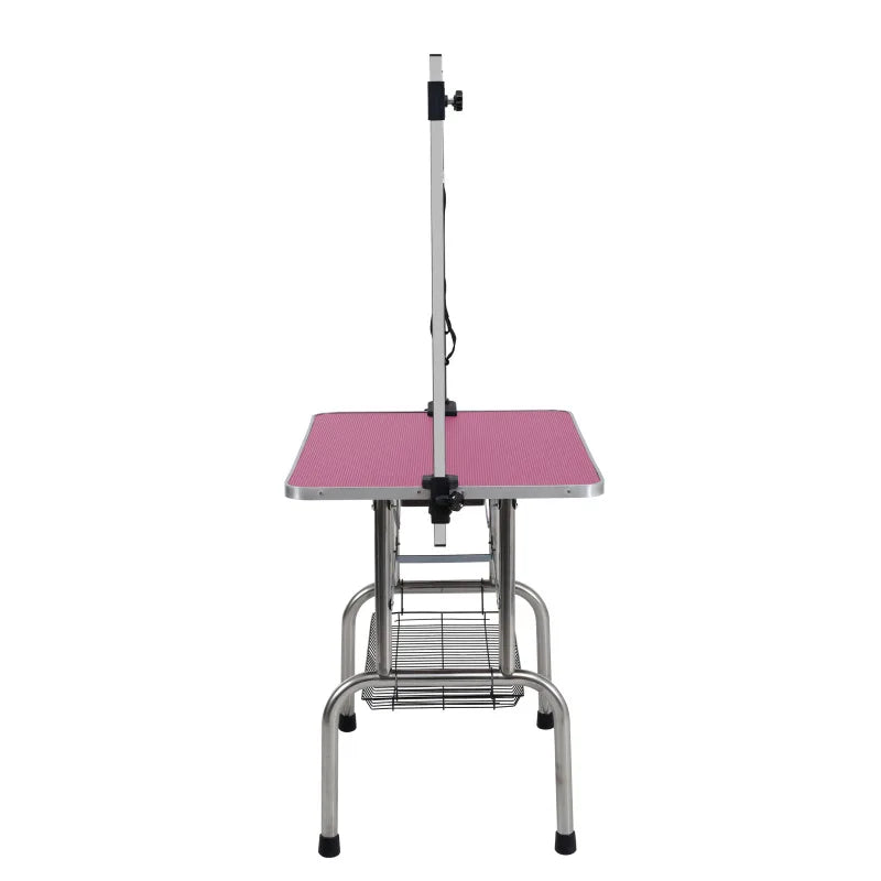 Hign Concerned Folding Dog Grooming Table Durable With Arm