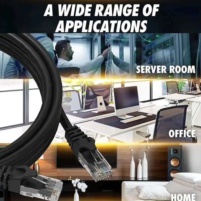 Network Ethernet Cable High Speed RJ45 Patch Cable For PC