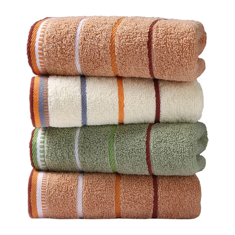 100 Percent Cotton Bathroom Face Towel Combed Cotton Solid Color Rectangle Machine Washable