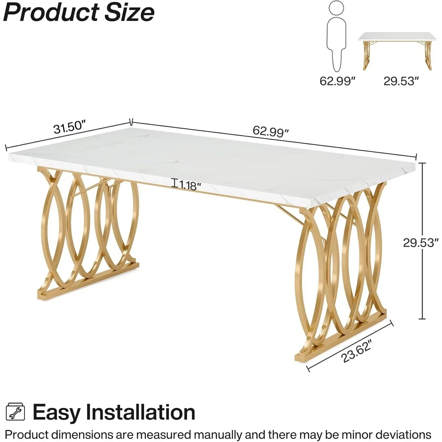 Little Tree Modern Dining Table For Kitchen And Dining