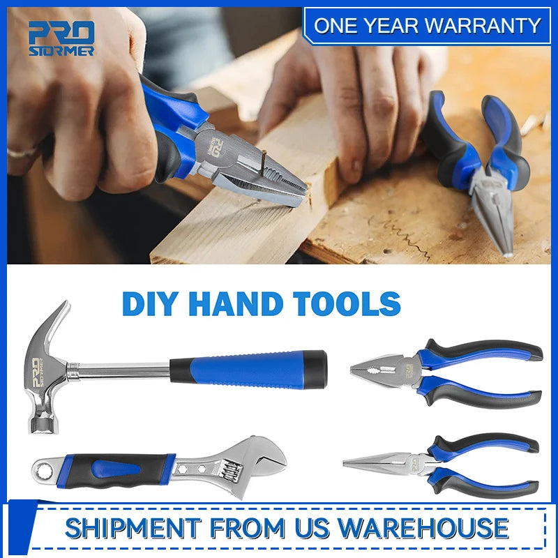 159 Piece Home Tool Set with Storage Case for DIY Maintenance