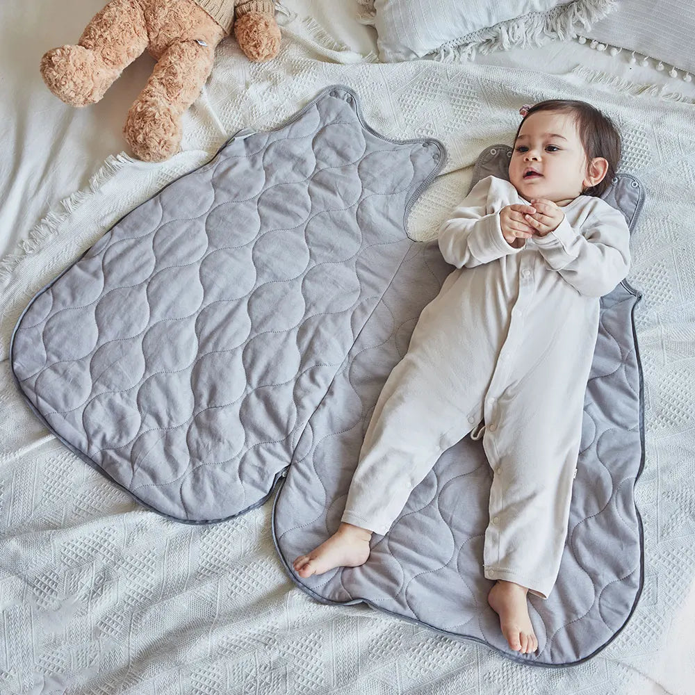 Sleeping Bags For Baby 0 To 24 Months Anti Kick Blanket Infant Quilt Sleepwear 2.5 Tog Stars Print Spring 100 Percent Cotton Vest Sleepsacks