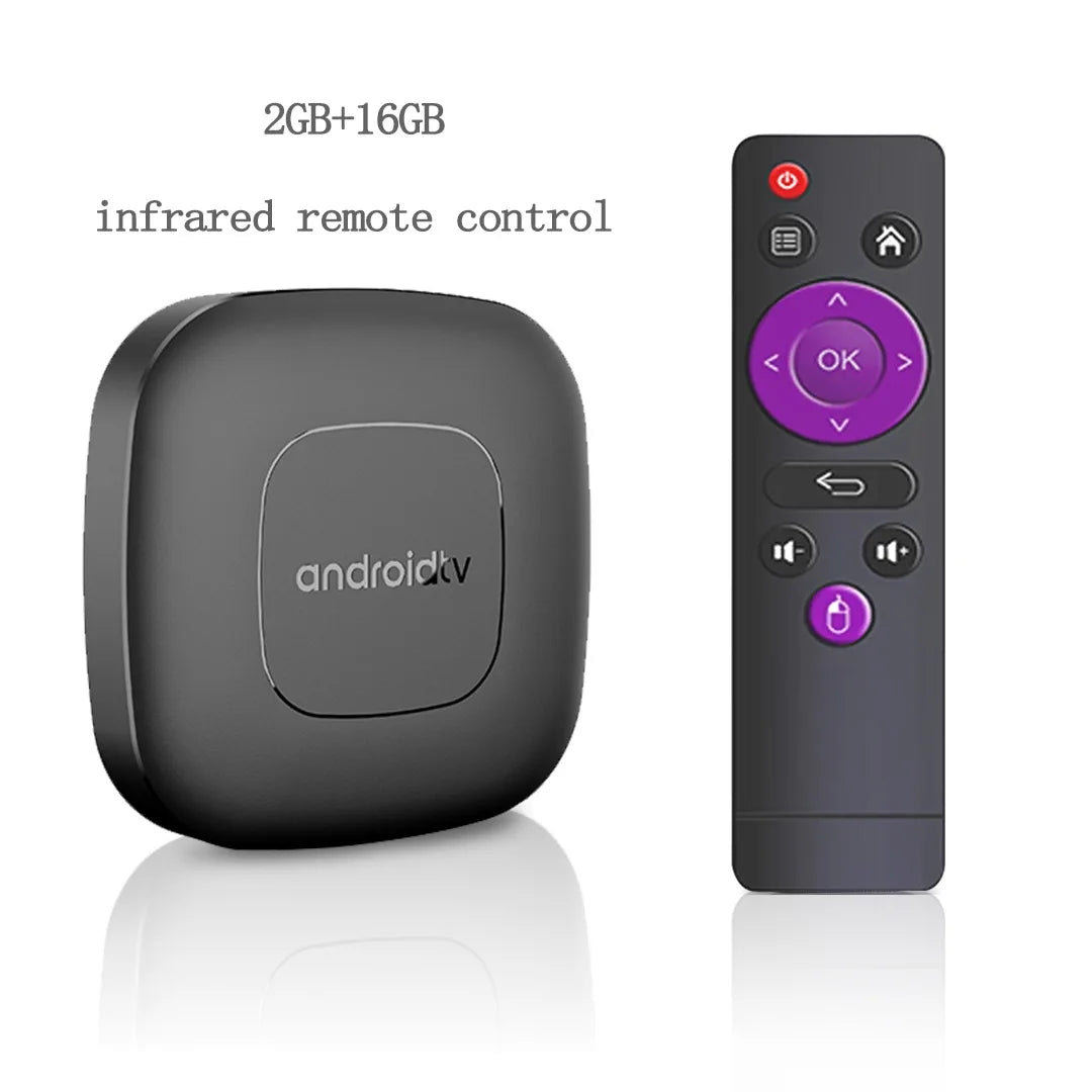 Smart Home Theater TV Box Android 13 Allwinner H313 Google Assistant Netflix Streaming Bluetooth Media Player 2.4G 5G Wifi