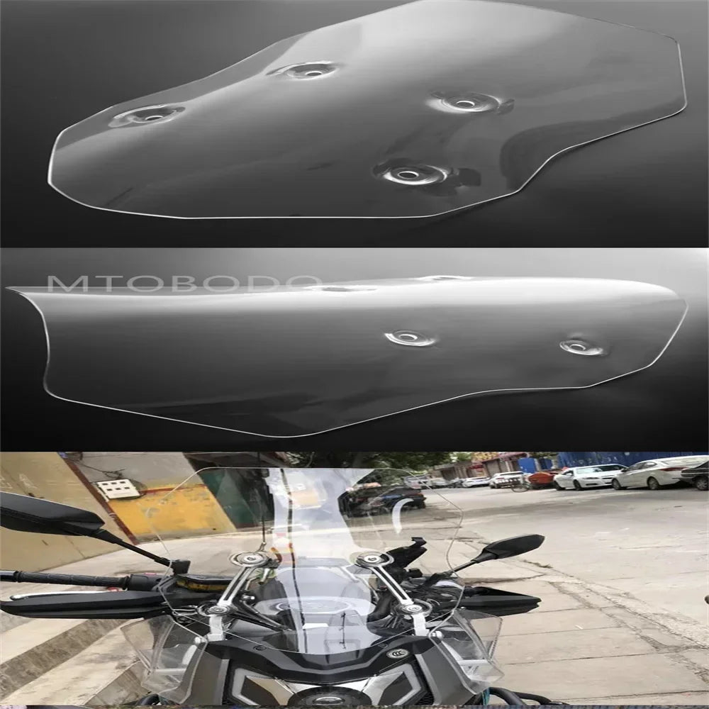 CFMOTO 650MT Windshield Modification High Breastplate for Enhanced Riding Experience