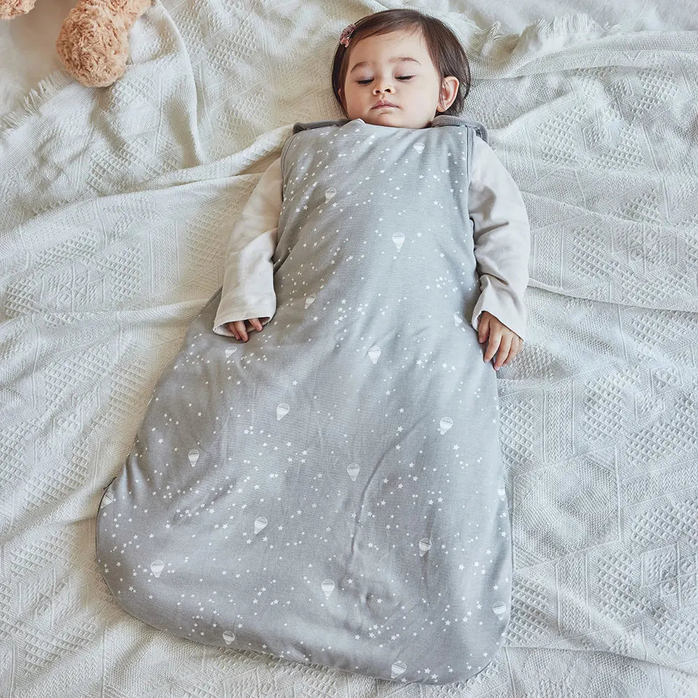 Sleeping Bags For Baby 0 To 24 Months Anti Kick Blanket Infant Quilt Sleepwear 2.5 Tog Stars Print Spring 100 Percent Cotton Vest Sleepsacks