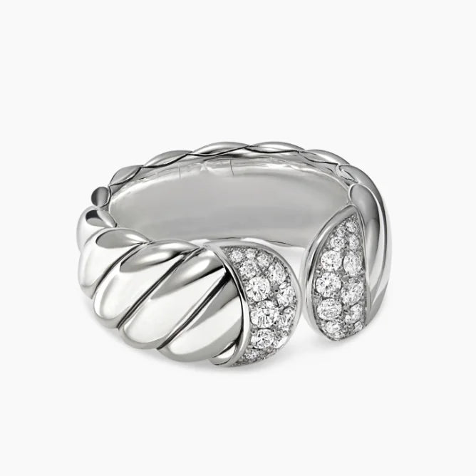 High Quality Stylish 925 Silver DY Latest Ring for Everyday Wear