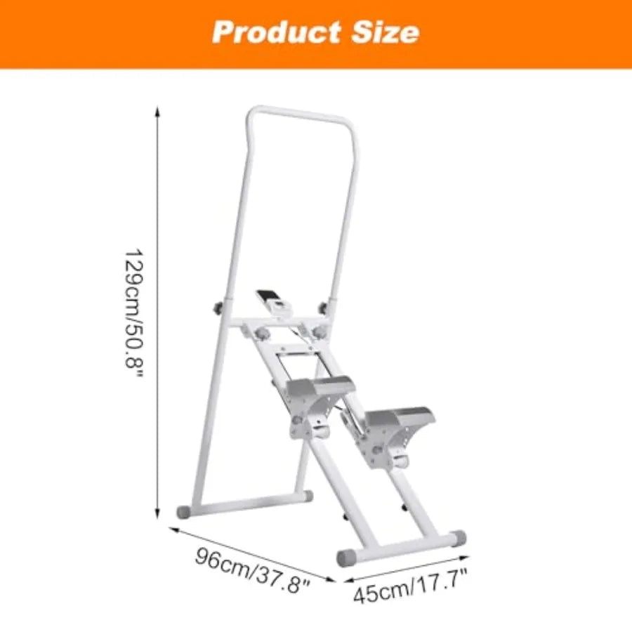 Hign-Concerned Folding Vertical Stair Stepper Home Workout