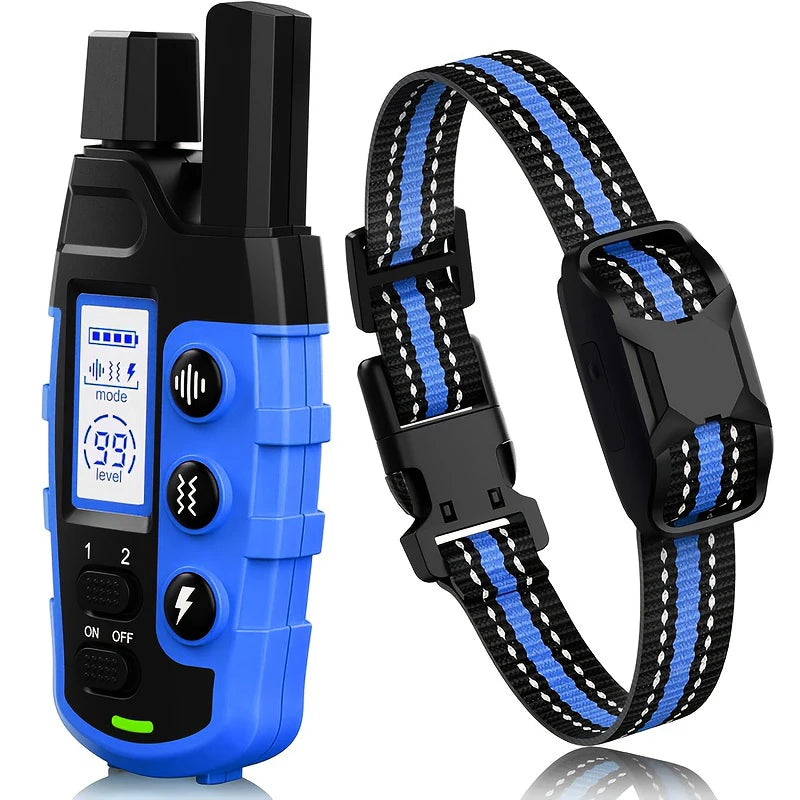 3300 Feet Electric Dog Training Collar Remote Control Waterproof for 5 to 120 Pounds Puppy with Shock and Vibration