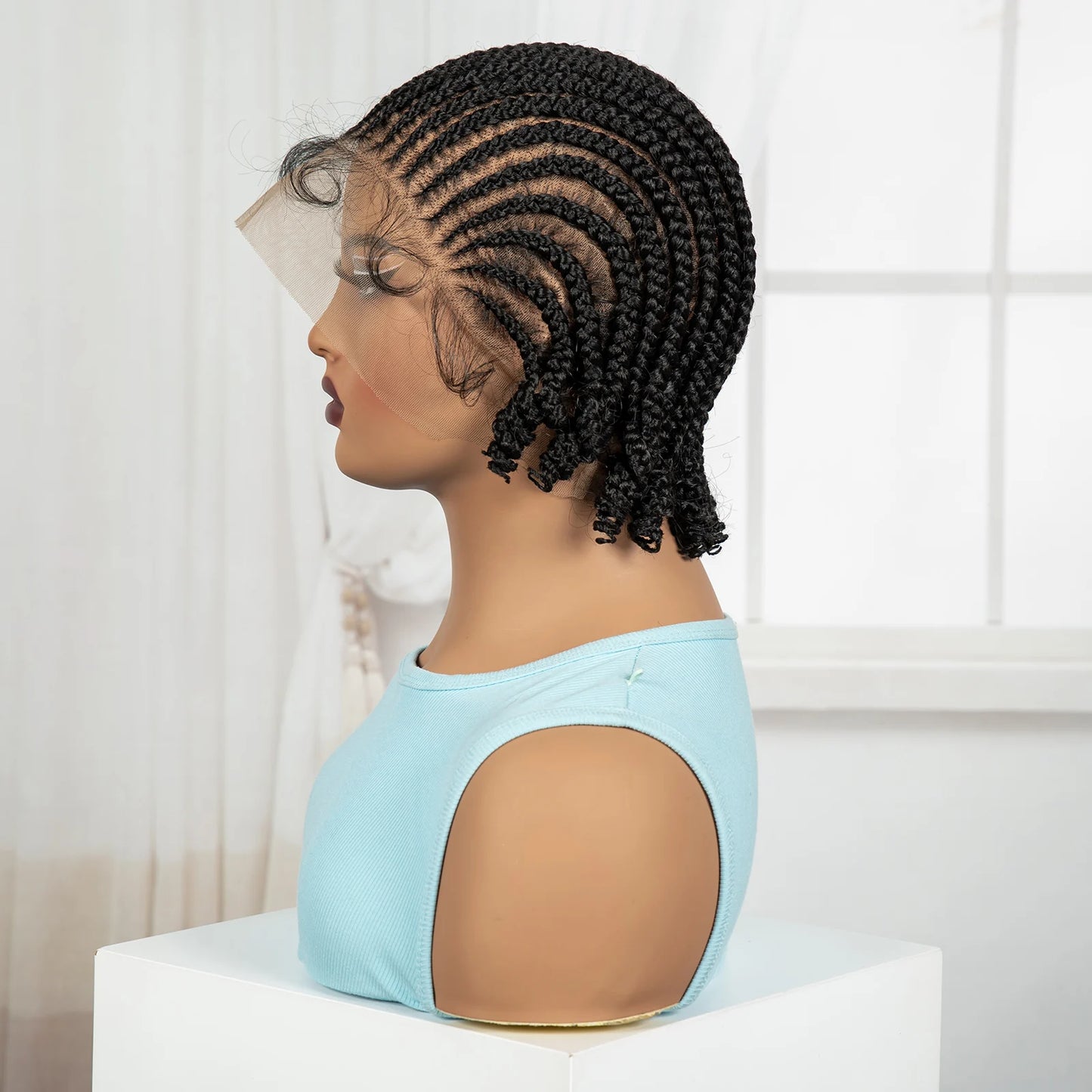 Samson Shopping 25 Alice Spring Cornrow Braided Bob Wig