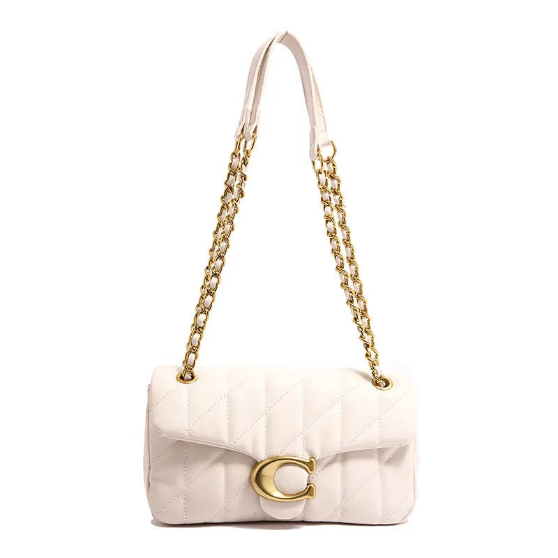 Lingge Embroidery Thread Bag Female New Fragrance Chain Bag High Quality One Shoulder Diagonal Bag