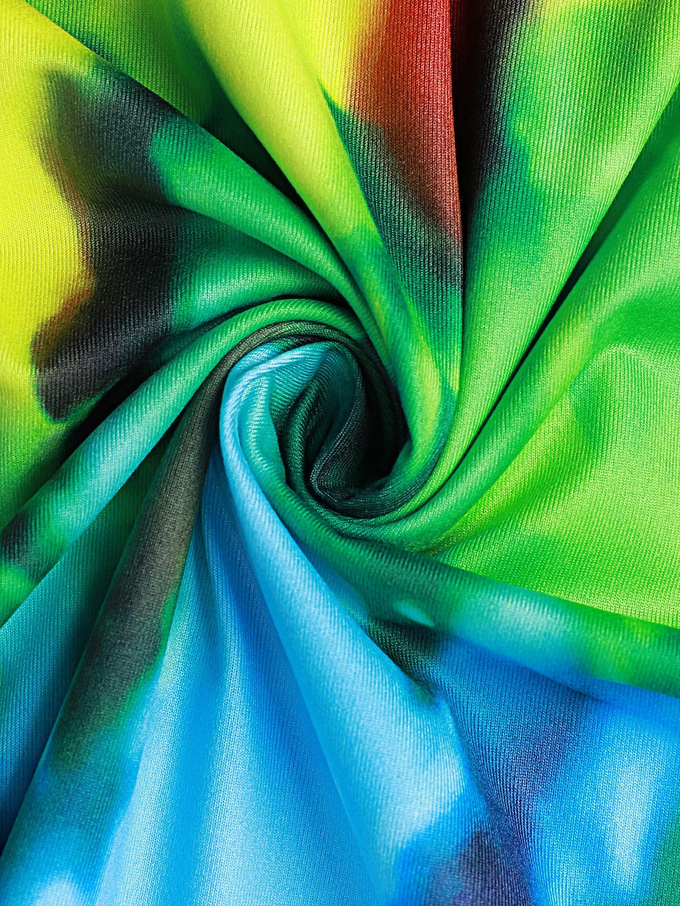 2025 Plus Size Fashion Colorful Tie Dye Style Spaghetti Strap Dress Plus Size Casual Spring Summer Wear