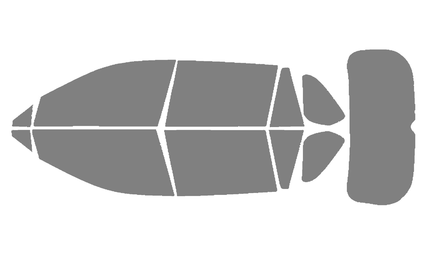 PreCut Window Tint Car For Toyota Rav4 2019-2025 Auto Sticker Sun UV-IR Blocking Heat & Glare 2Ply Windows Protector Films Shade