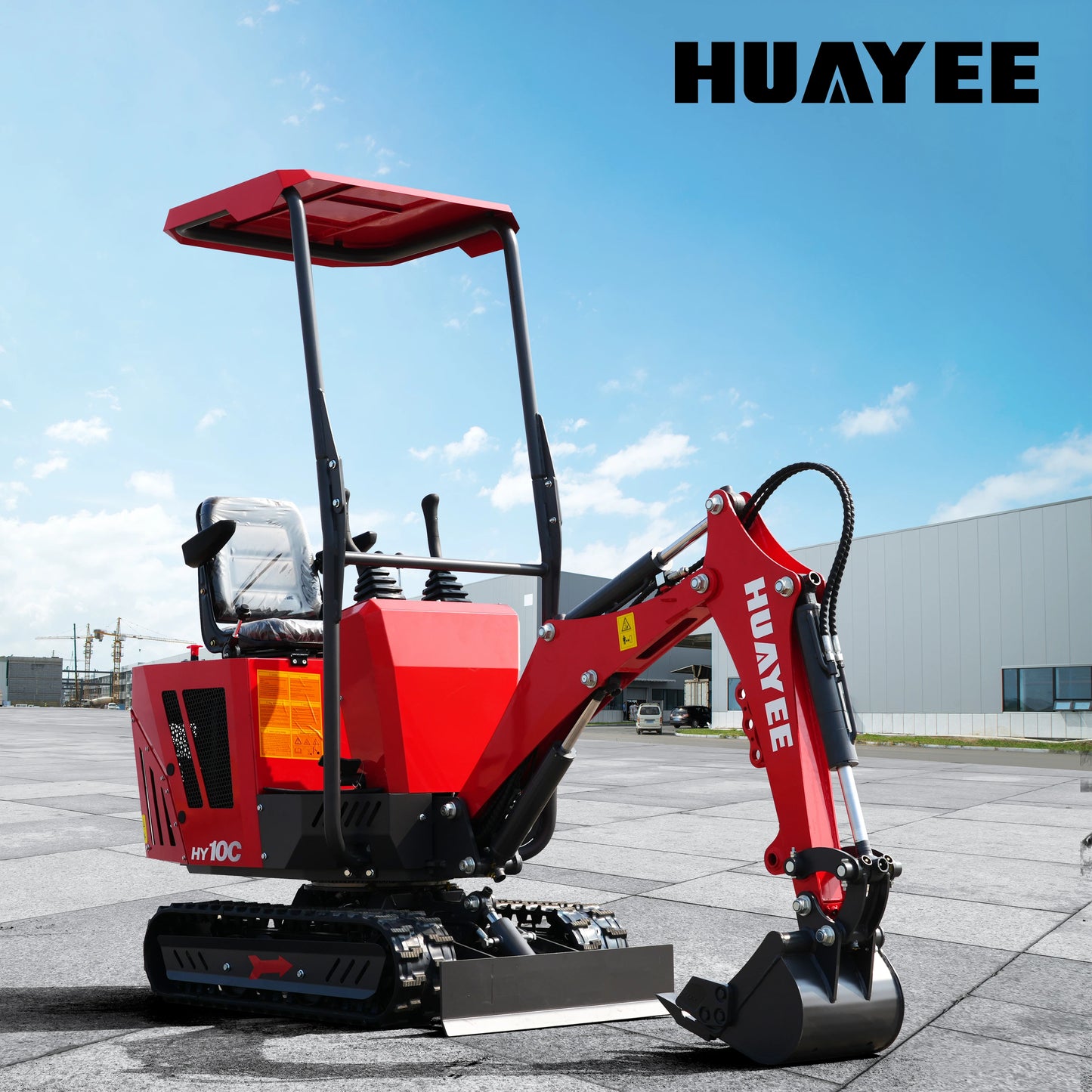 Mini Compact Excavator 13Point5HP Gasoline Engine Crawler