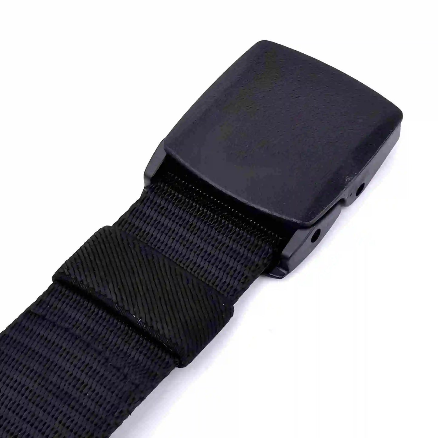 Black Sports Belt for Men & Women - Adjustable Workout Waist Belt with Inner Pocket, Gym Running & Weight Lifting Support
