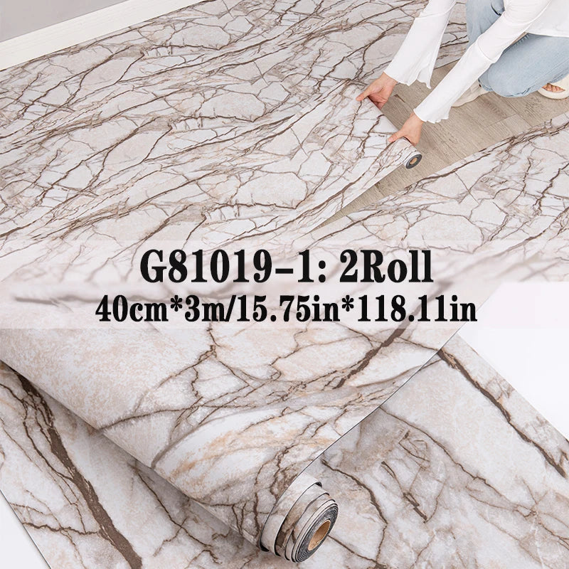 Peel and Stick Floor Tile，2 Roll Vinyl Flooring Roll 15.75"x 118.11"/25.8Sq.Ft Wood Grain Peel Stick Floor Tiles